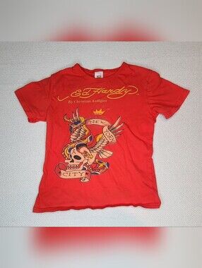 Y2K Ed Hardy Kids Graphic Tee